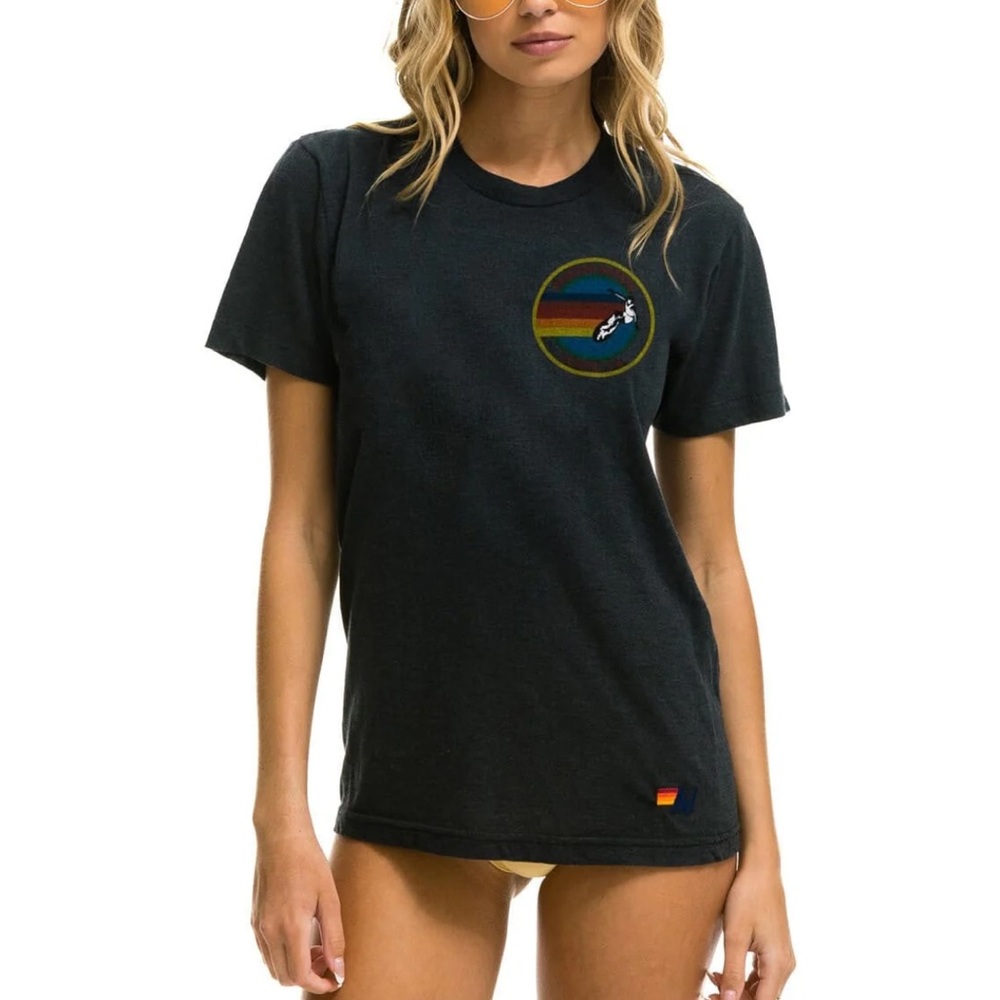 Aviator nation unisex Black Graphic Tee